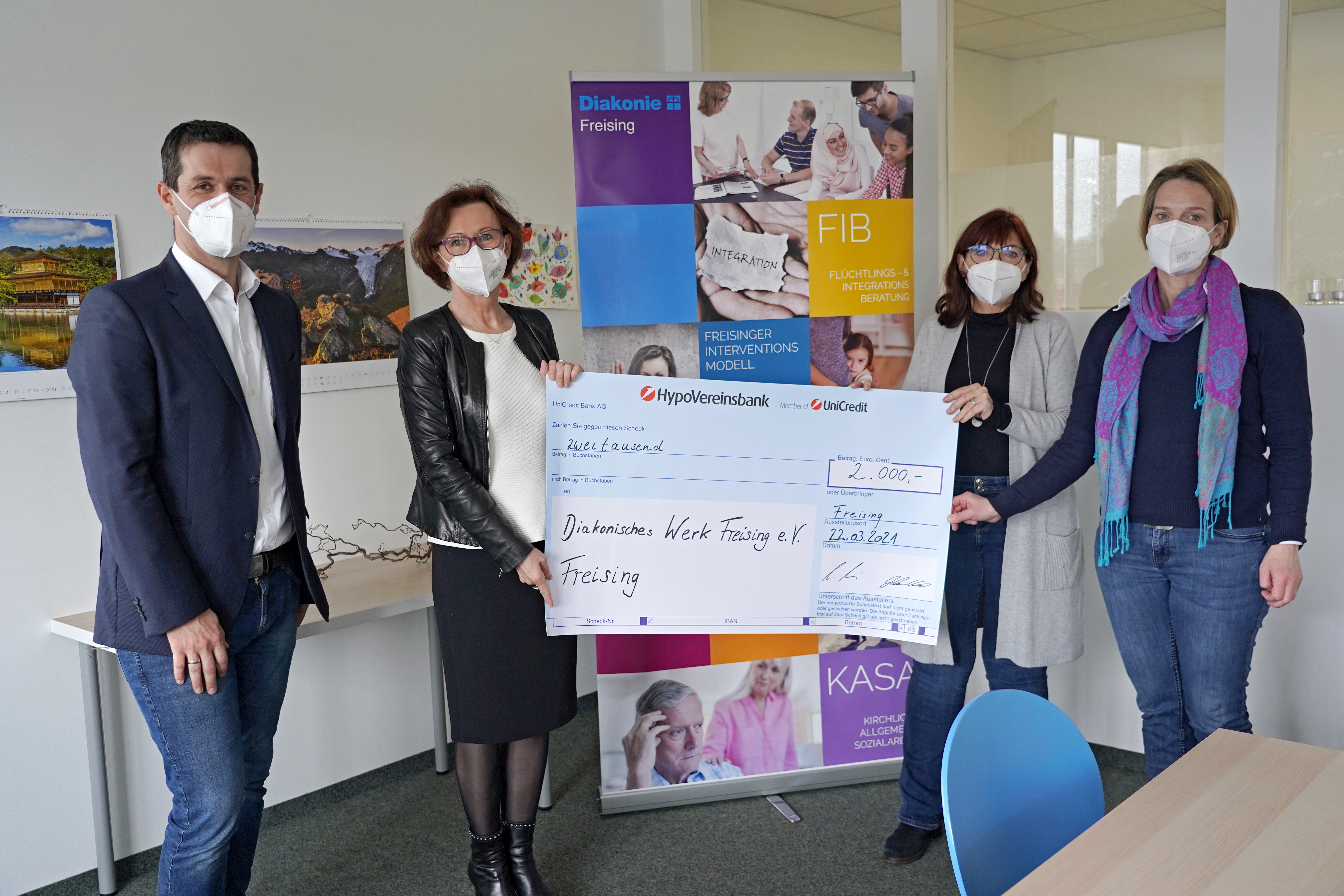 Spende an Diakonisches Werk Freising