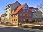 Fernsicht auf die Alte Mühle in Neukunststadt von außen