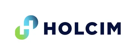 Logo der Firma HOLCIM als Partner, dessen AIRIUM® Technologie einen wesentlichen Bestandteil der innovativen Fassadendämmung FOME® bildet