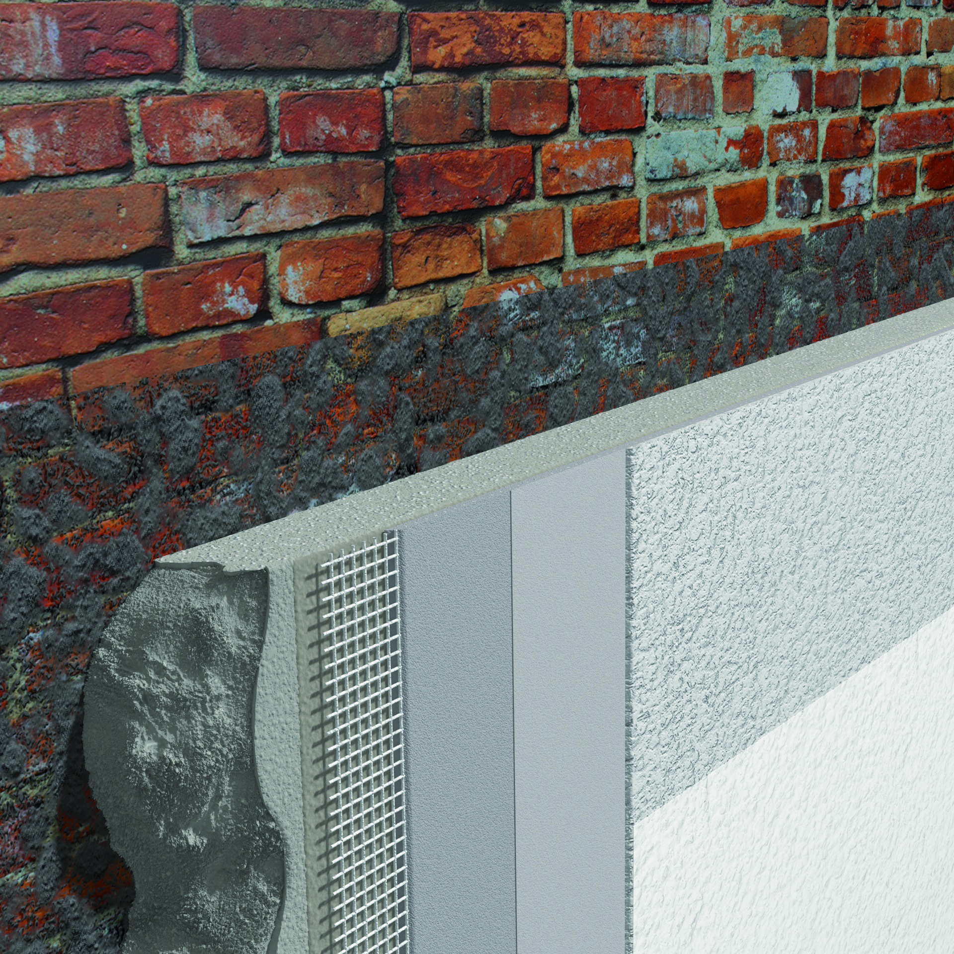 Wärmedämmputz-System 