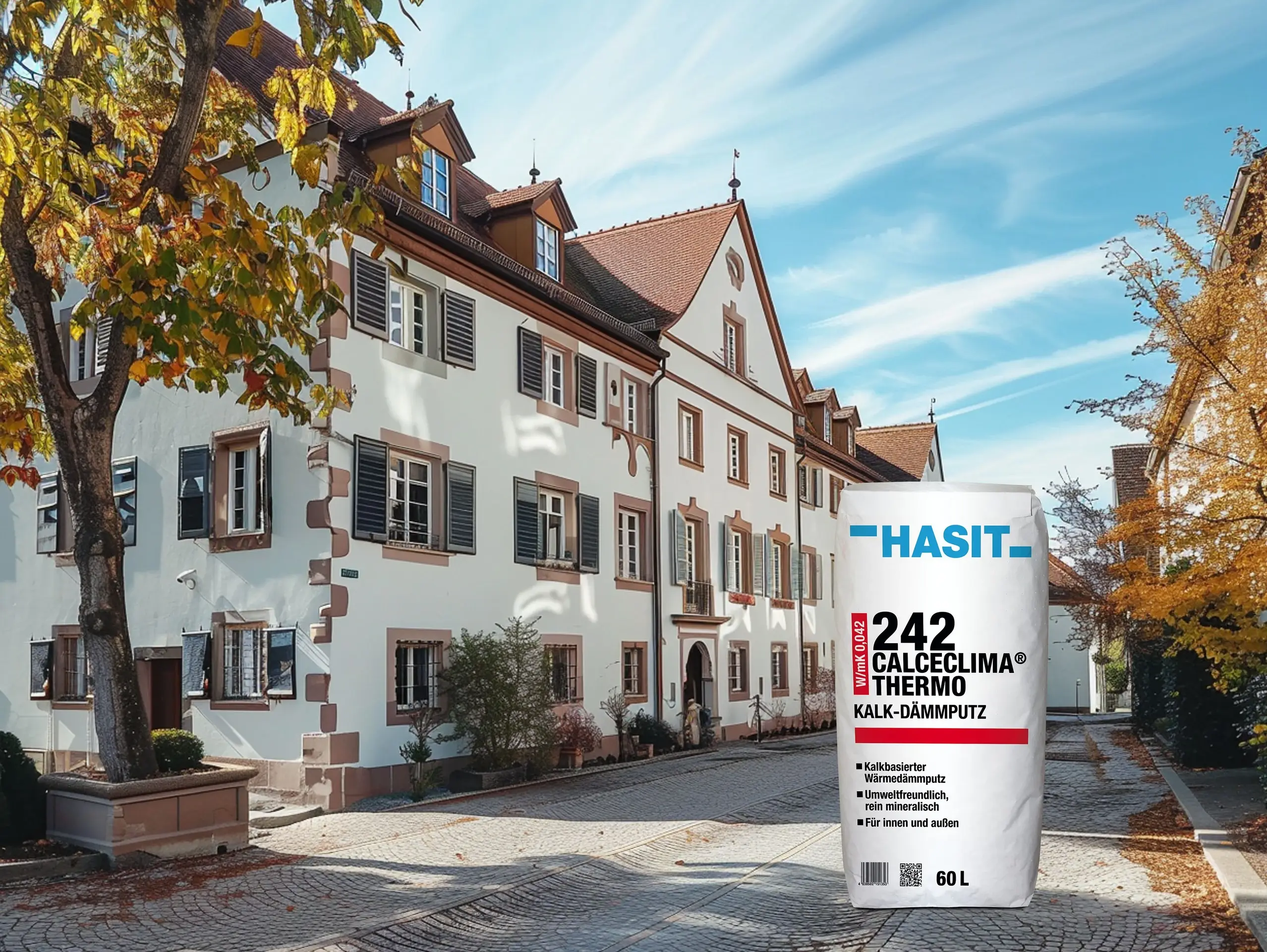 Produktbild des HASIT 842 vor einer Innenstadt 