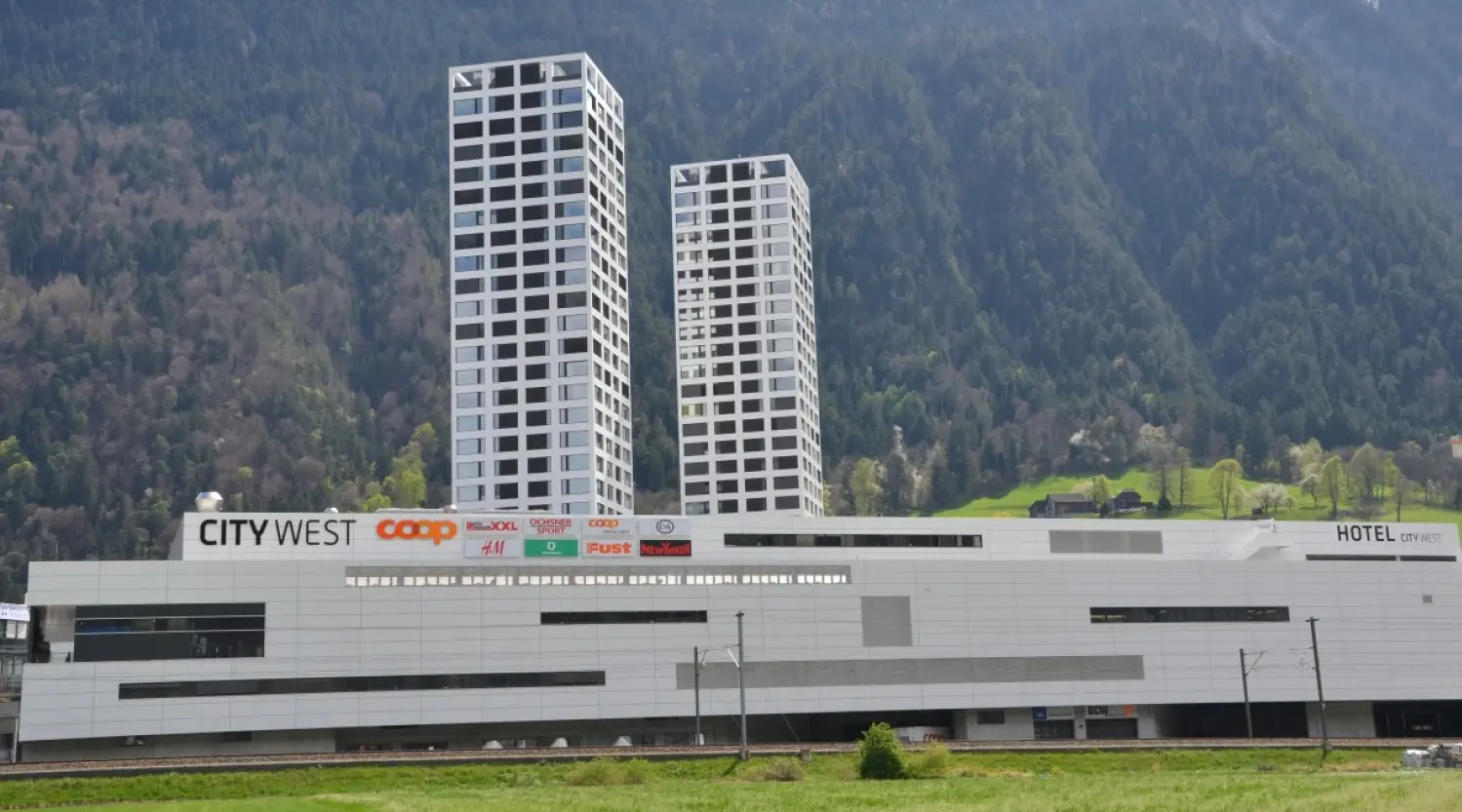Einkaufscenter City West Neubau Chur