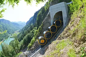 Protection contre les chutes de pierres du nouveau funiculaire Schwyz-Stoos