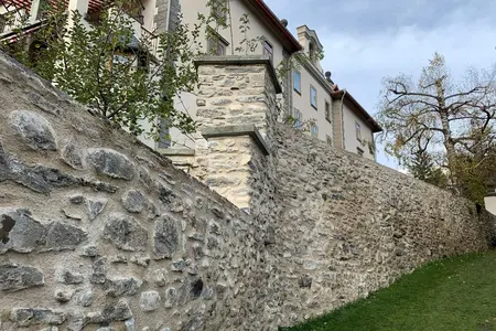 Schloss Fürstenau Schlossmauer Sanierung Fürstenau
