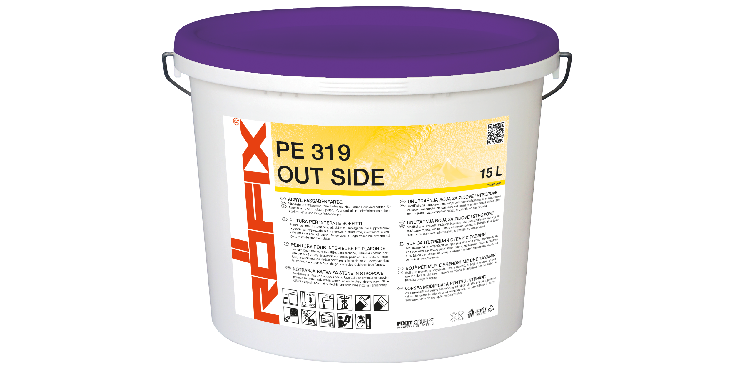 ROFIX PE 319 OUT SIDE- 5L - bianco