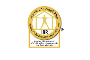 Zertifikat Institut für Baubiologie Rosenheim GmbH (IBR)