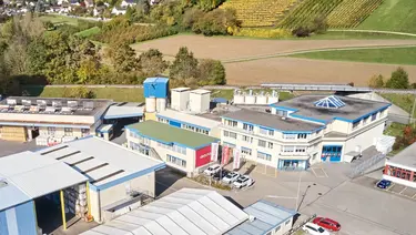 Vue aérienne du site Greutol d'Otelfingen