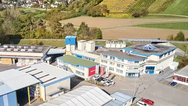 Luftaufnahme des Greutol Standortes Otelfingen