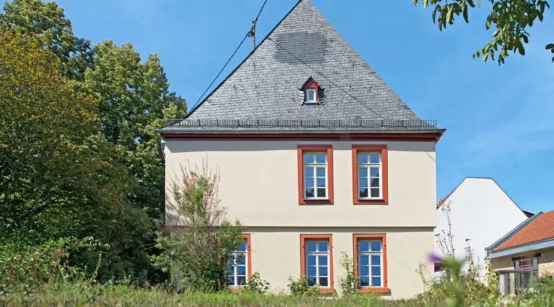Energy-ecological renovation with aerogel insulation plaster system in Ingelheim