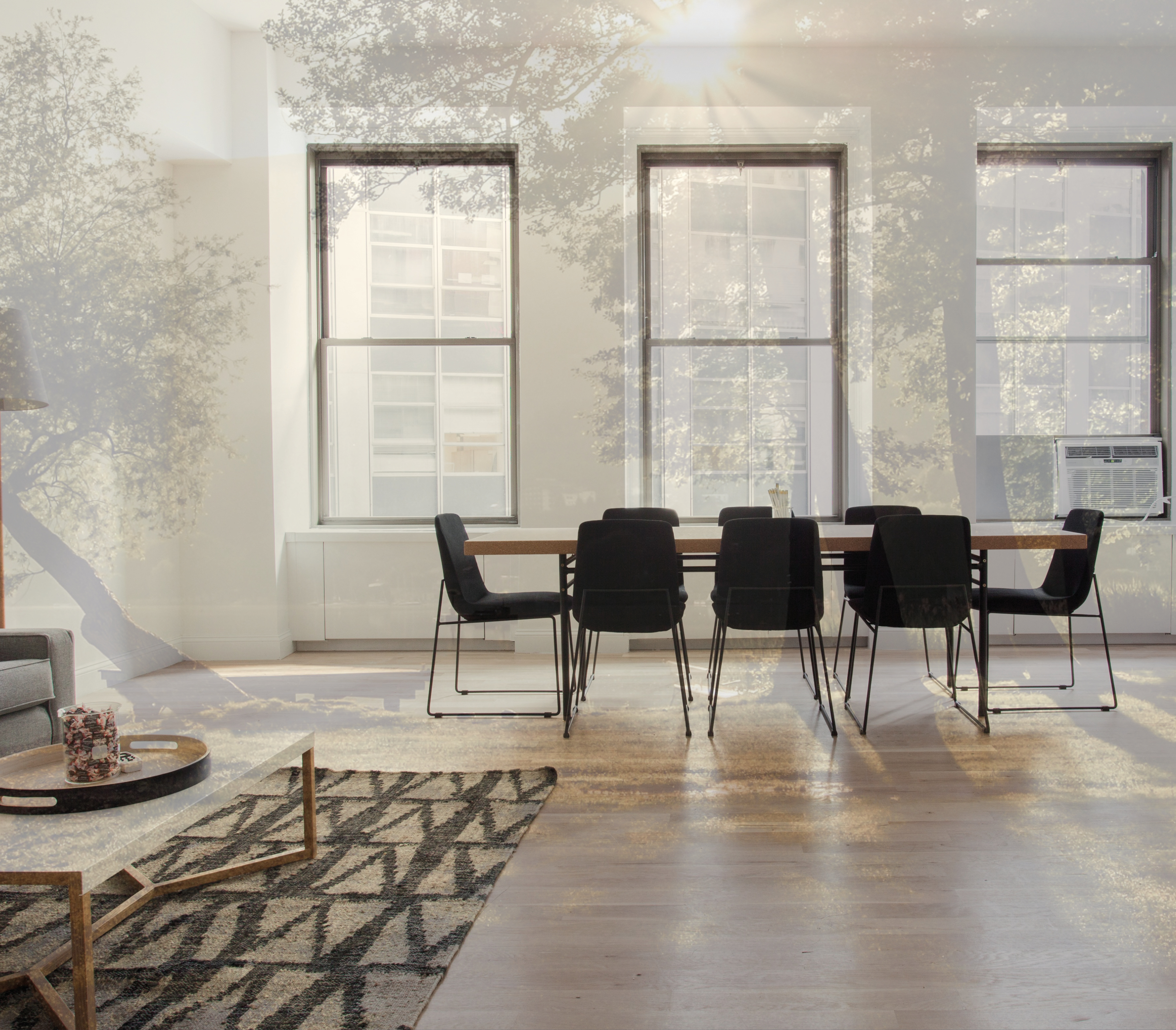 Kalkfarbe trägt zu einem wohngesunden Innenraum bei.