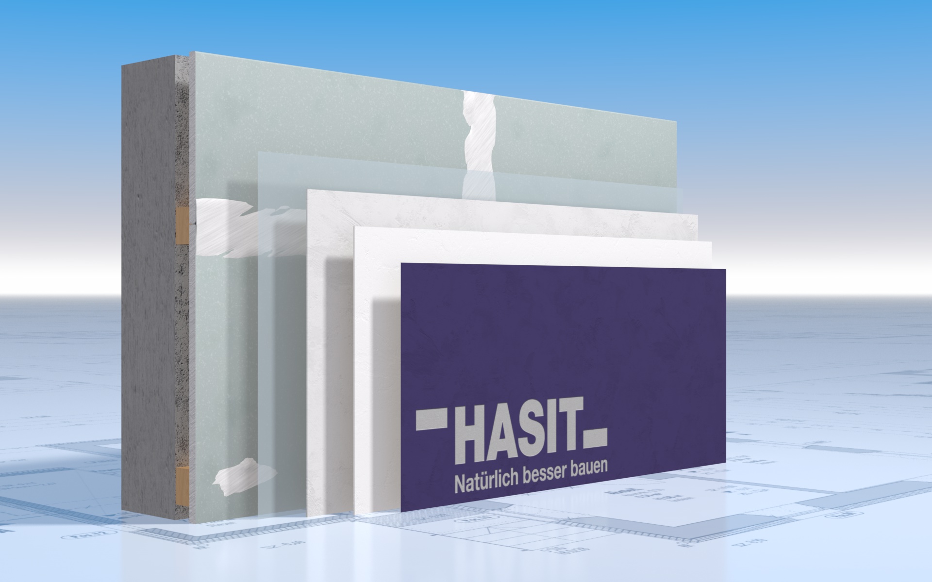 Der ideale SISI®-Systemaufbau – optimal mit unserer Silikon-Silikatfarbe.