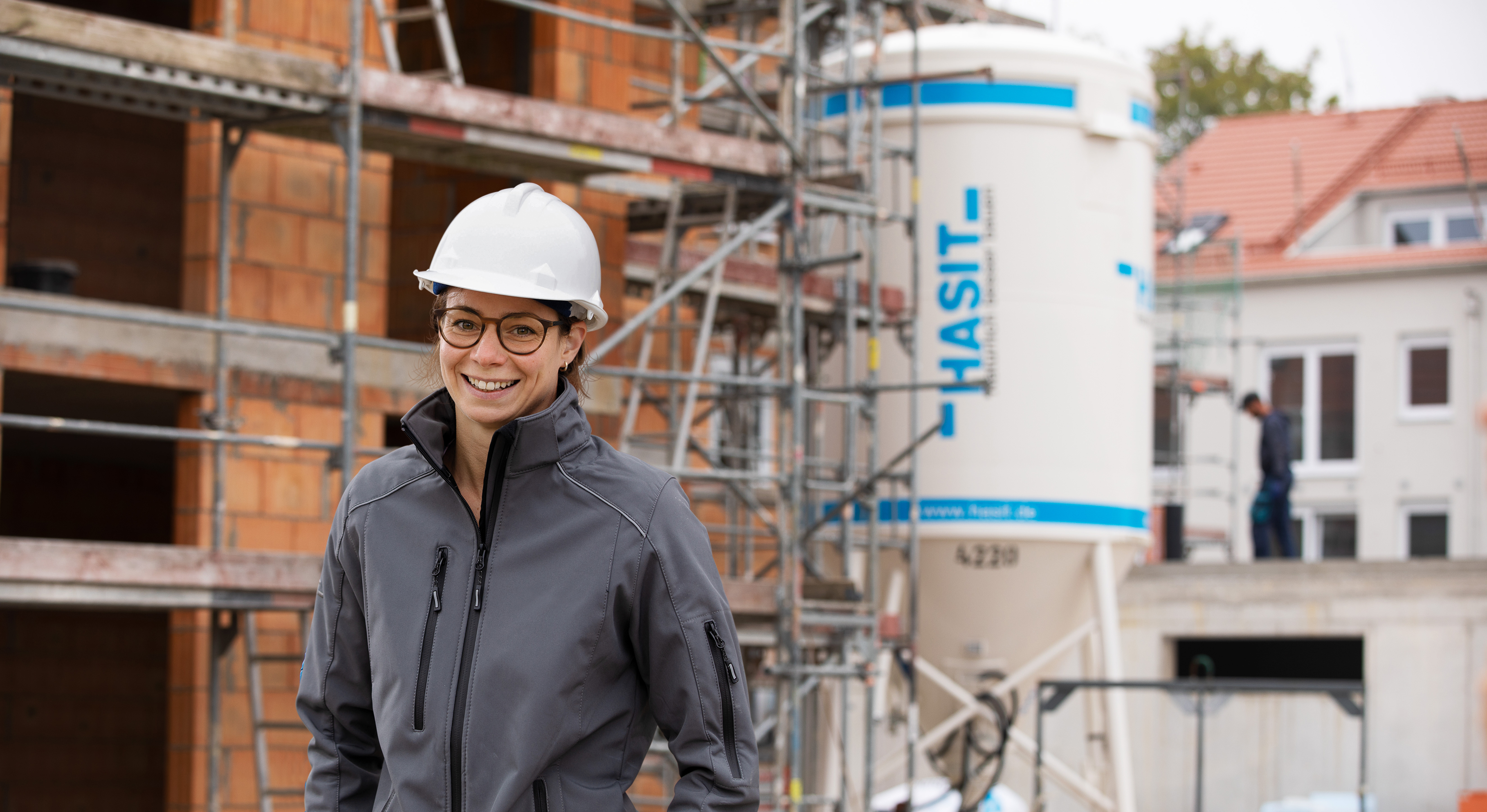 HASIT Mitarbeiter auf einer Baustelle