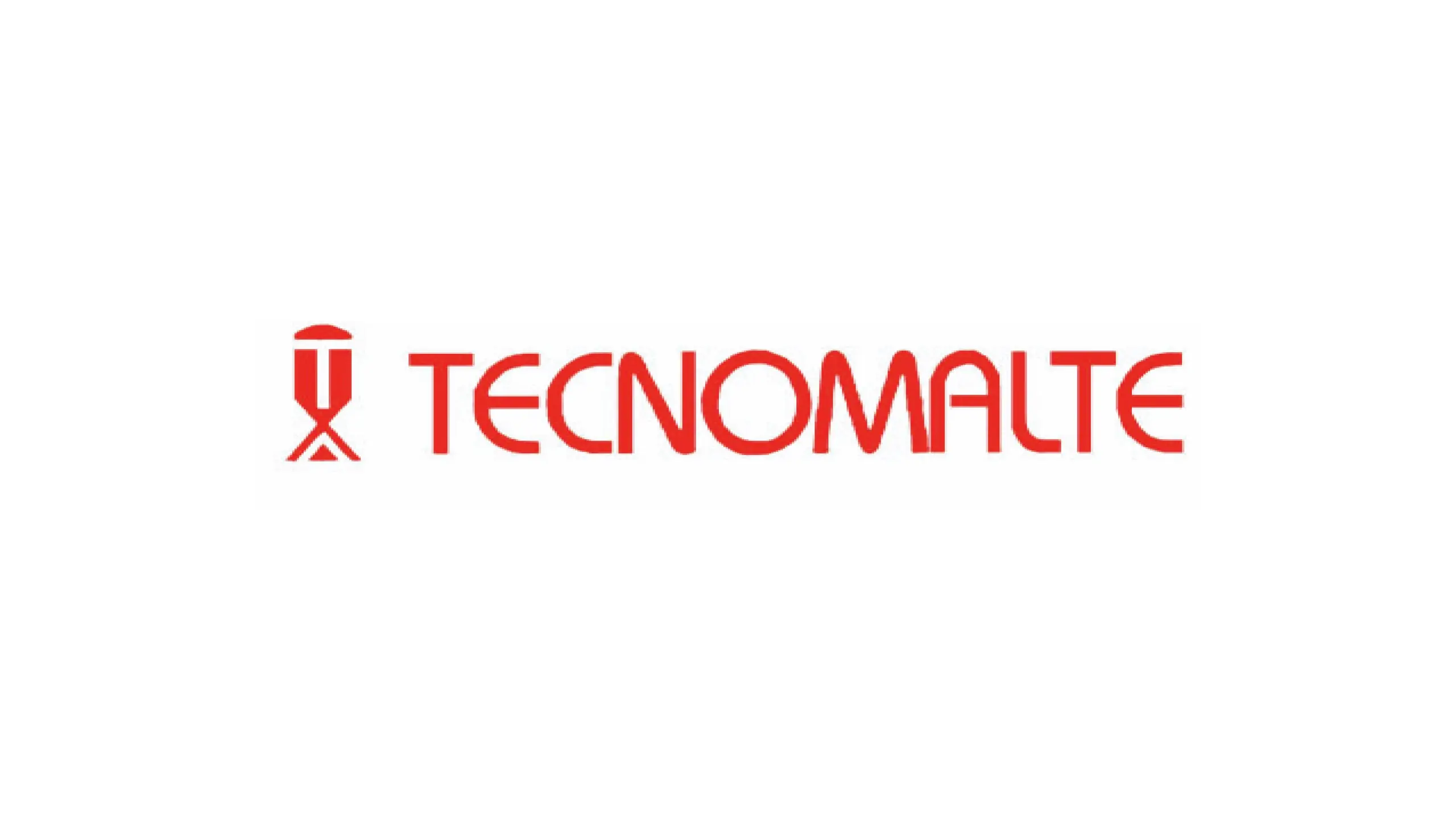 Logoschriftzug Tecnomalte rot