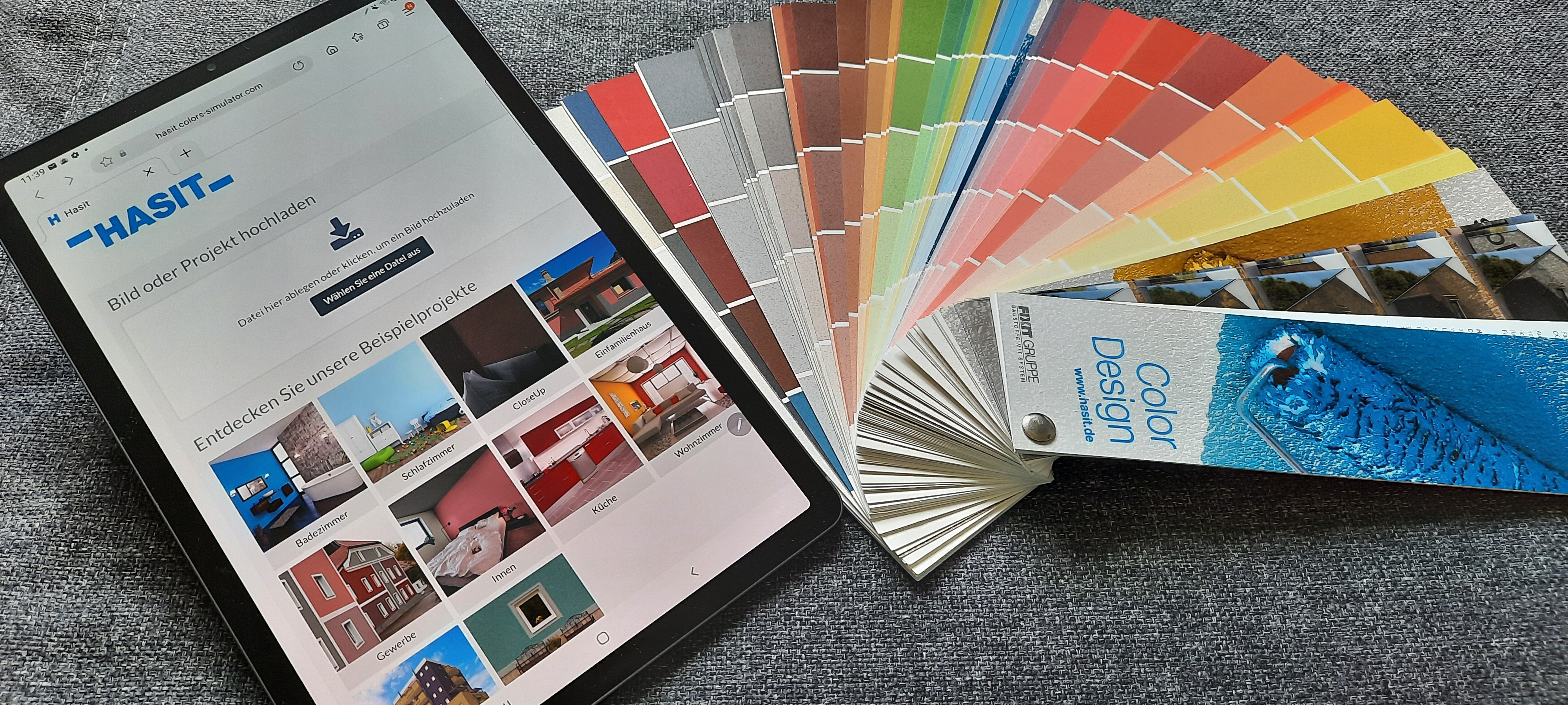 Online Fassaden-Konfigurator und Farbe Katalog