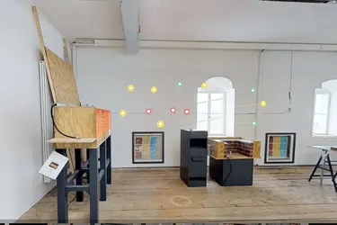 Messpunkte in der Alten Schäfflerei