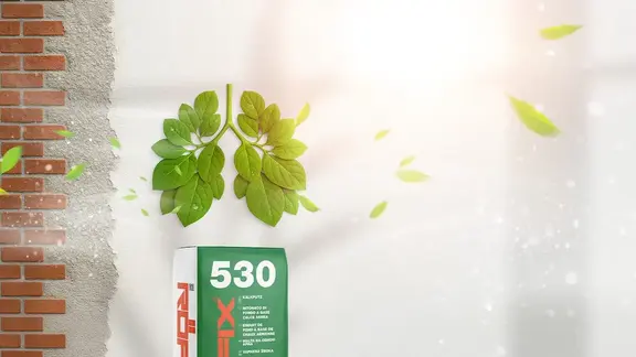 RÖFIX 530 Krečni malter/žbuka: savršena kombinacija prirodnih materijala