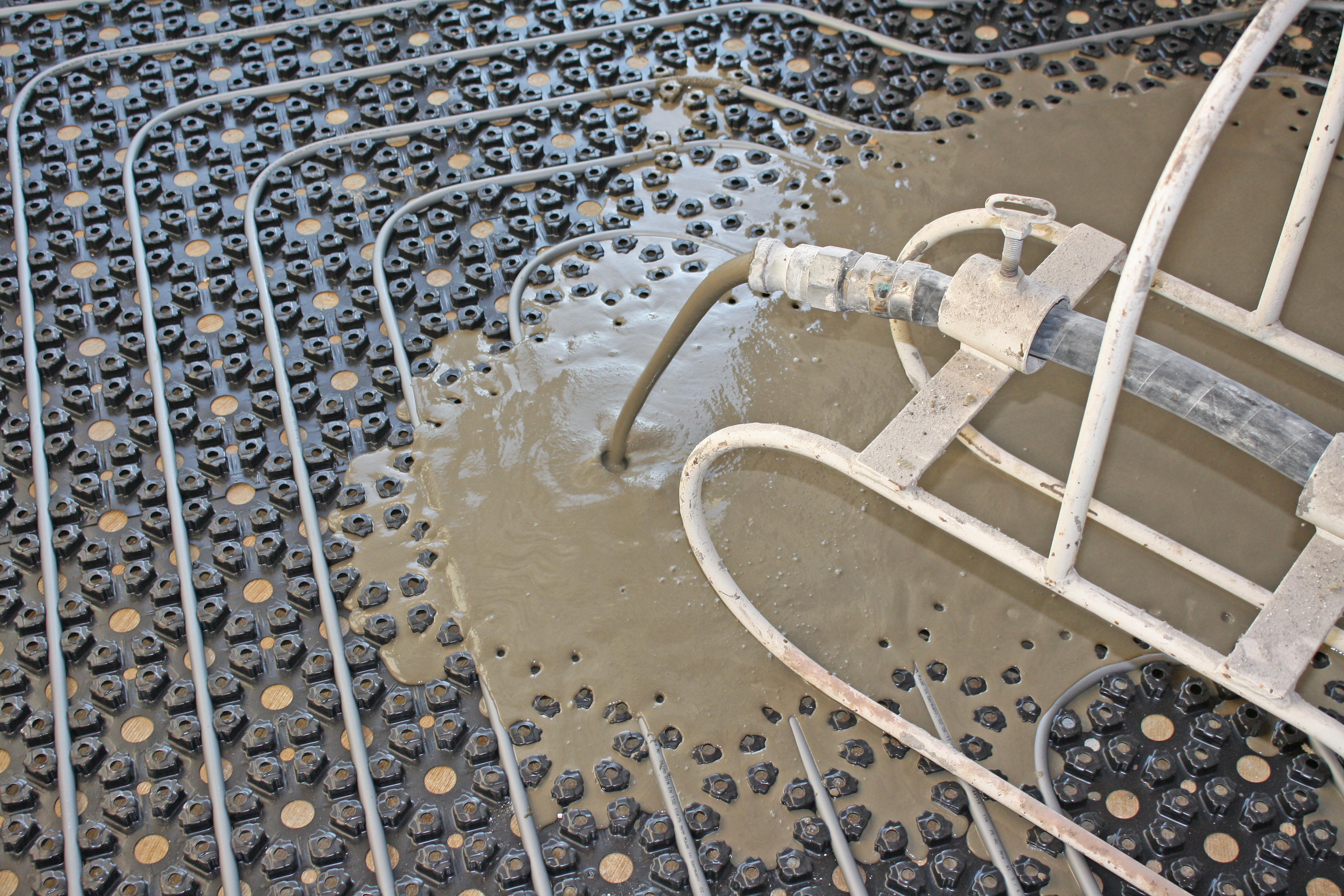 Fliesestrich für Fußbodenheizung