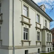 Ansicht des Denkmals in Leipzig von hinten