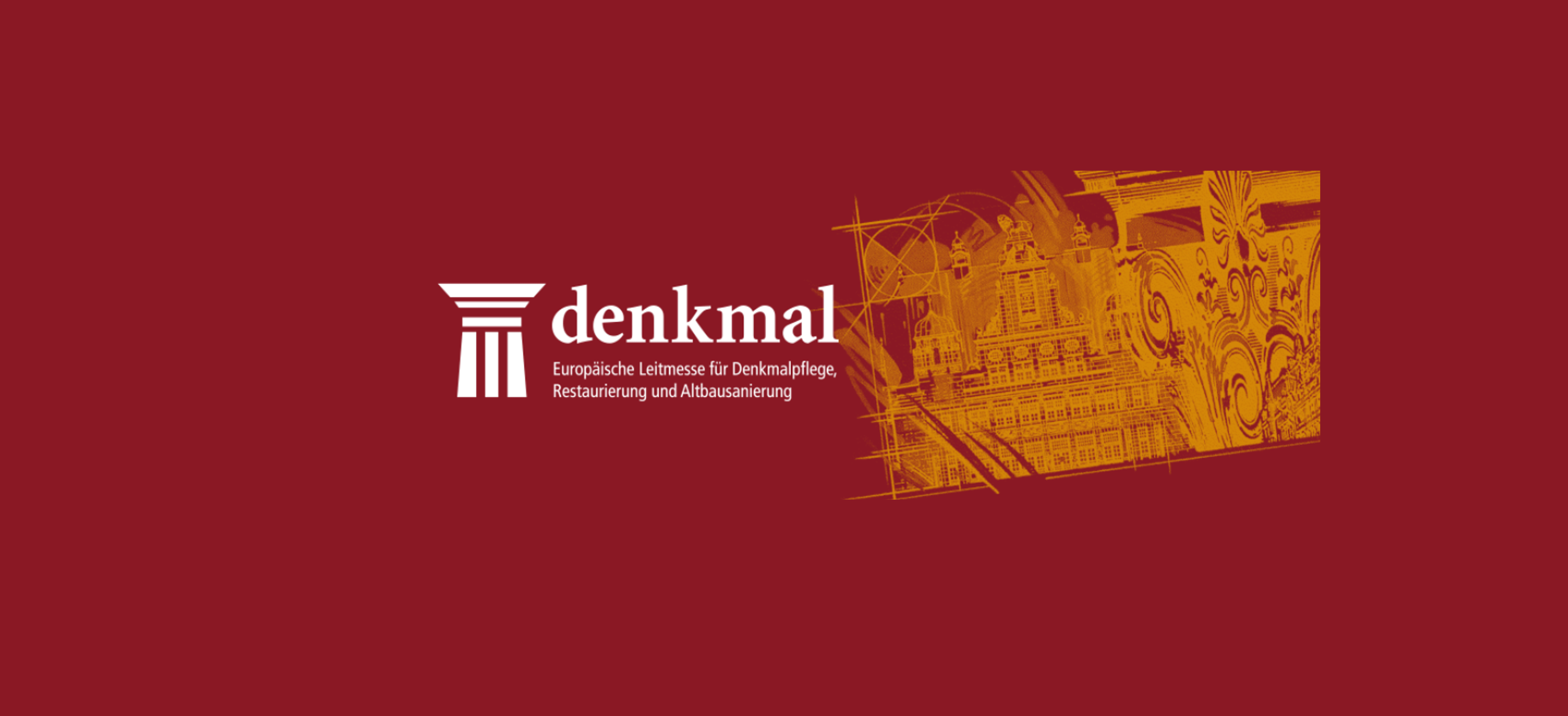 Banner der Denkmal Messe in Leipzig 2024