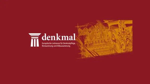Banner der Denkmal Messe in Leipzig 2024