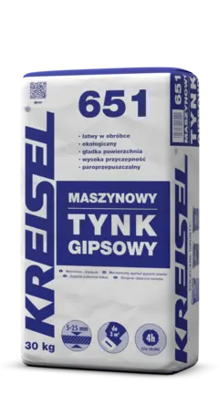 MASZYNOWY TYNK GIPSOWY 651