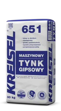 MASZYNOWY TYNK GIPSOWY 651