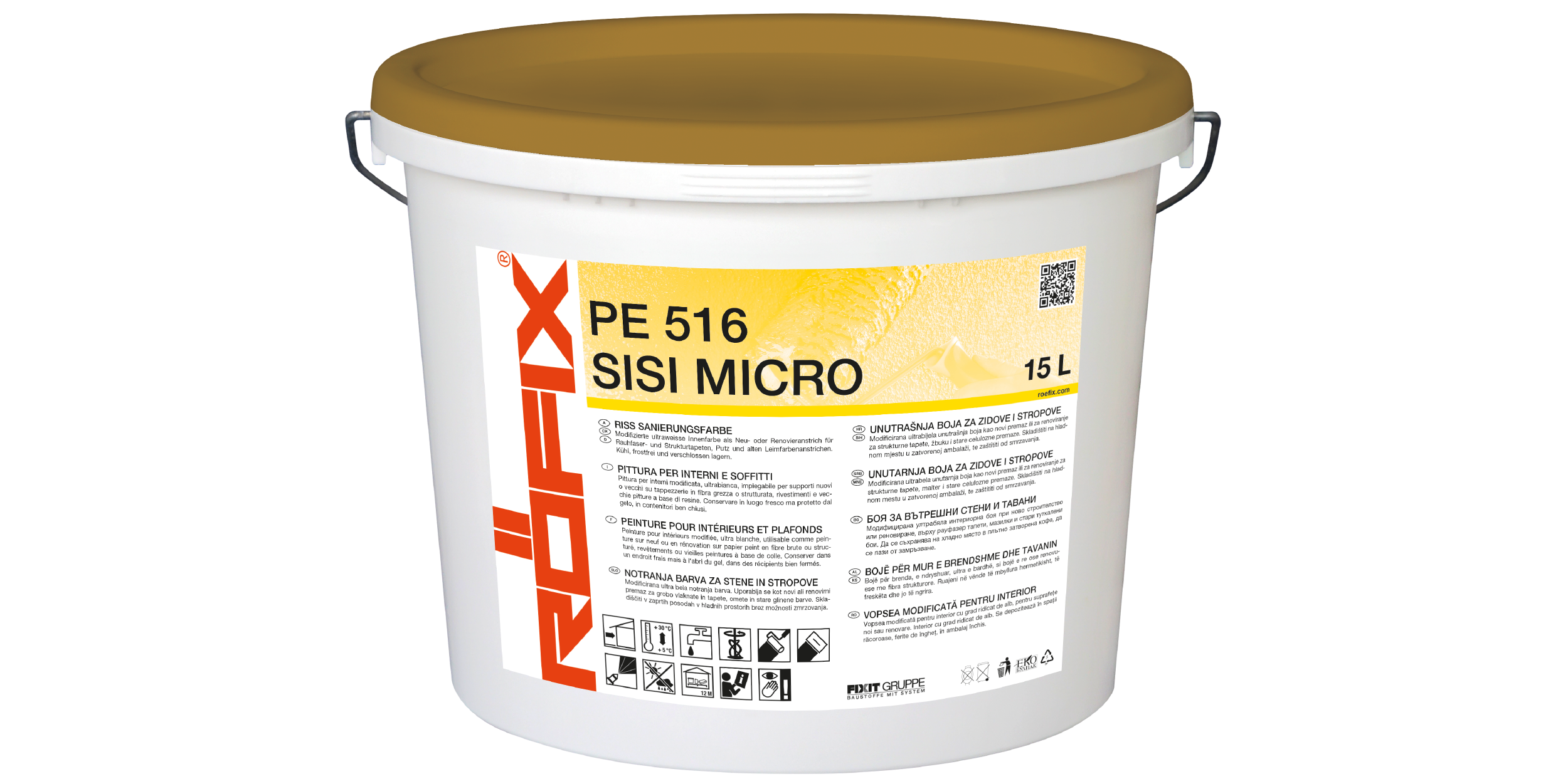 ROFIX PE 516 SISI MICRO- 15L - bianco