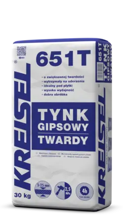 TYNK GIPSOWY TWARDY 651T