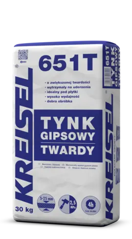 TYNK GIPSOWY TWARDY 651T