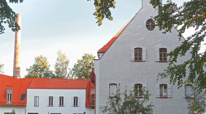 Schlossbrauerei Dachau comprehensively renovated with lime plaster and renovation plaster