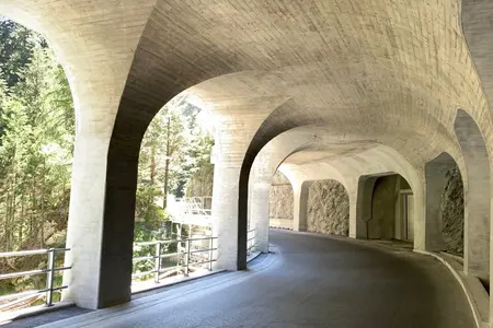 Galerie Viamala 1 réfection du béton Zillis