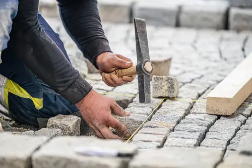 Erster Bundeslehrlingswettbewerb der Pflasterer