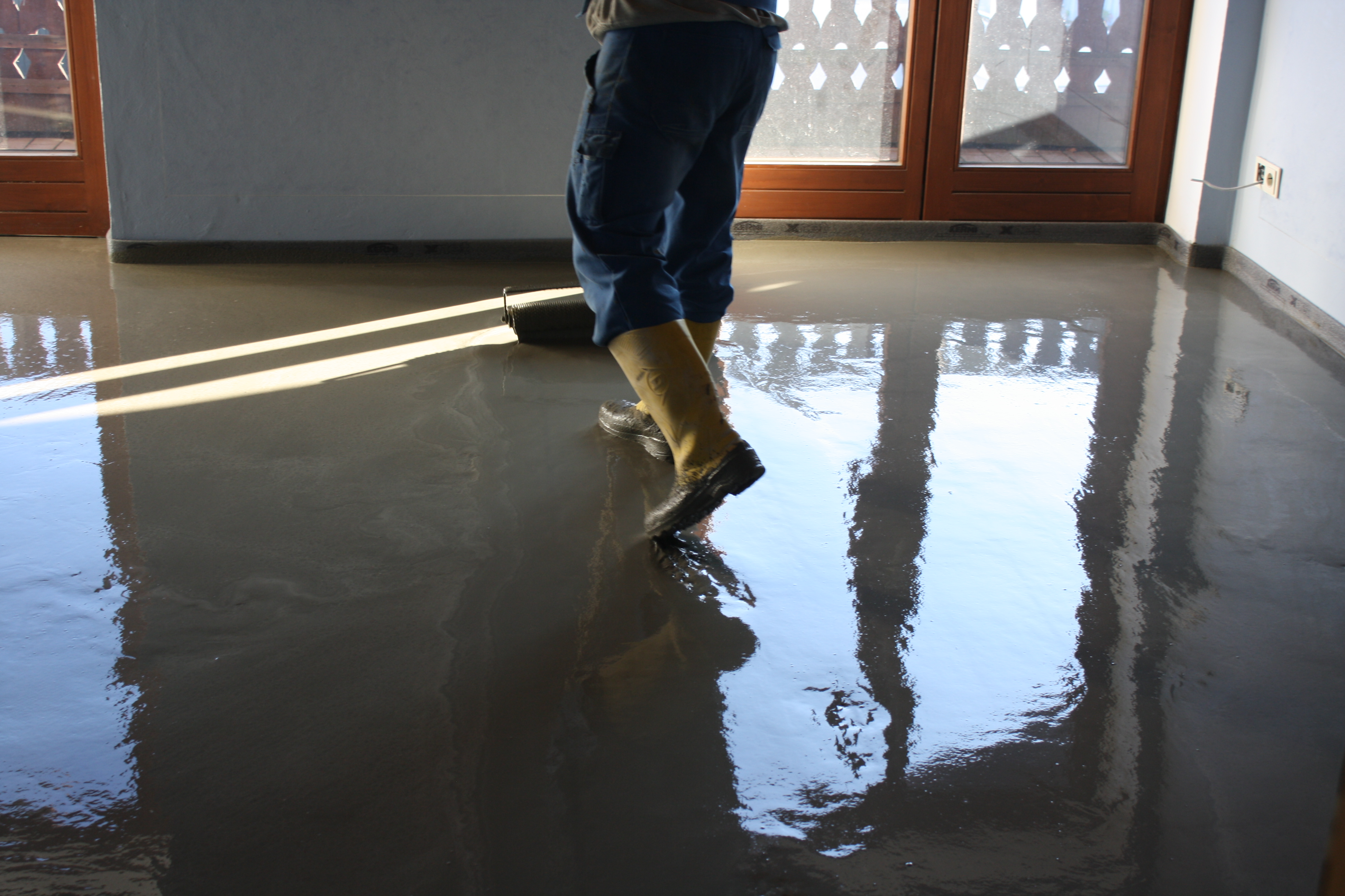 Betonestrich Verteilung