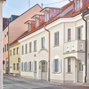 Denkmalgeschütztes Gebäude "Grünes Haus" in der Gemeinde Schongau"