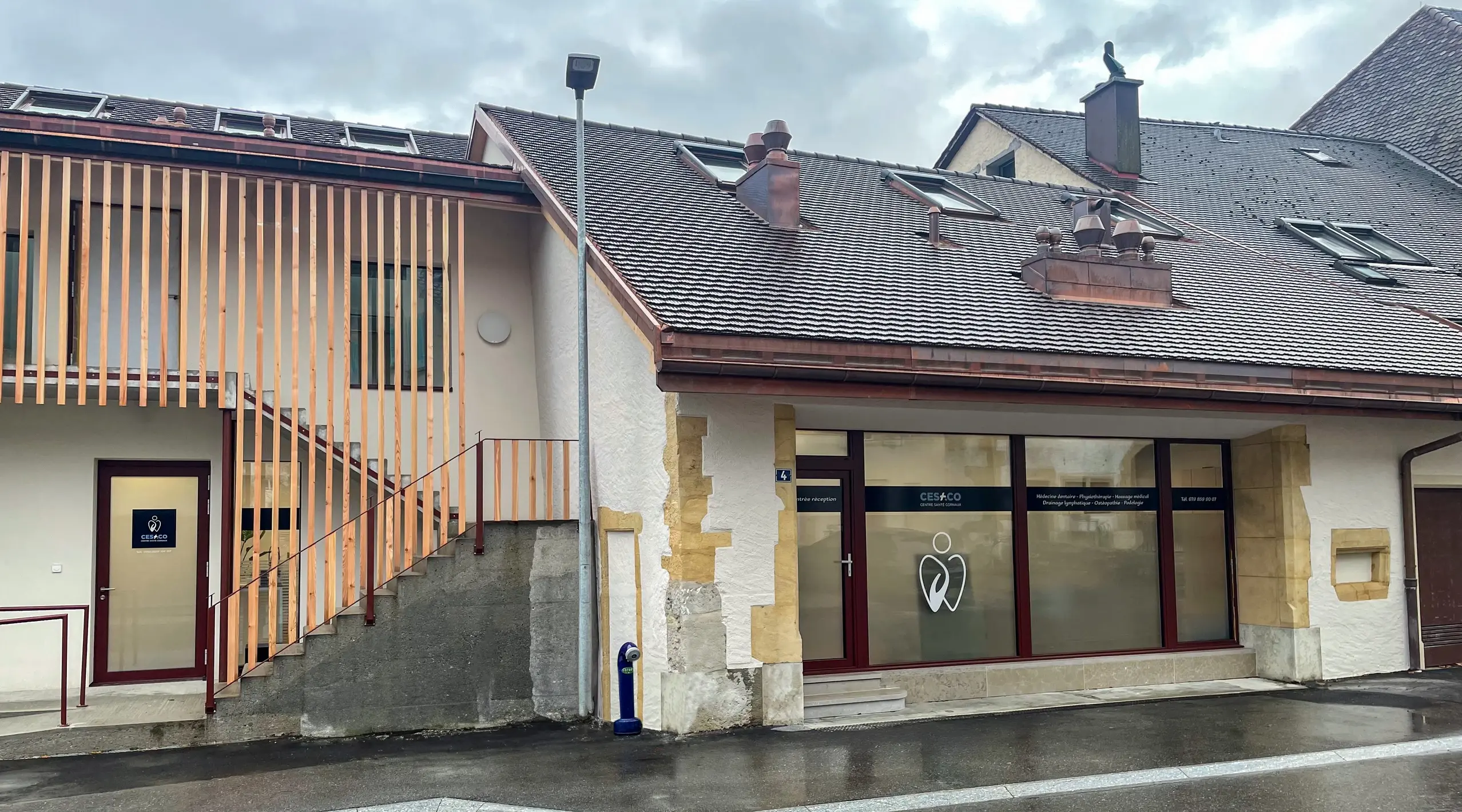 Historisches Gebäude Umbau Cornaux