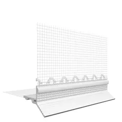 Tropfkantenprofil PVC, 10 mm