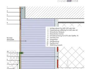 Detailzeichnung Einsteinmauerwerk