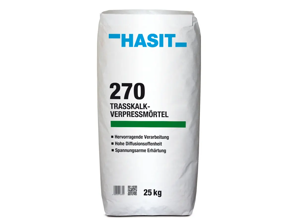 Produktbild HASIT 270 optimal zum Verpressen und zur Stabilisierung des Mauerwerks.
