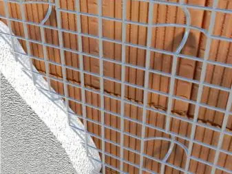 3D-Rendering vom Armanet®-D (Distanet) mit den Kröpfungen auf Ziegelmauerwerk