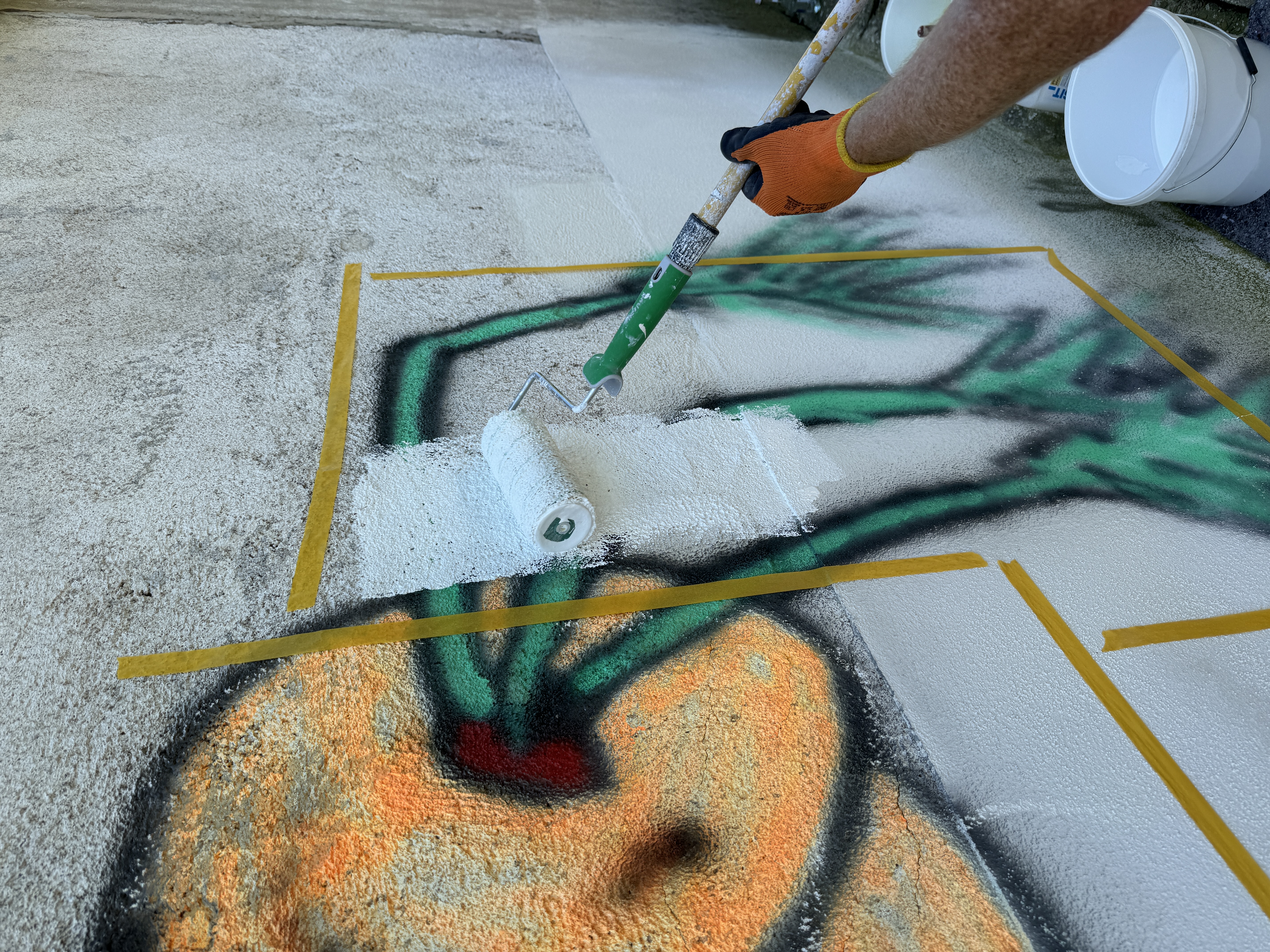 Graffiti überdecken