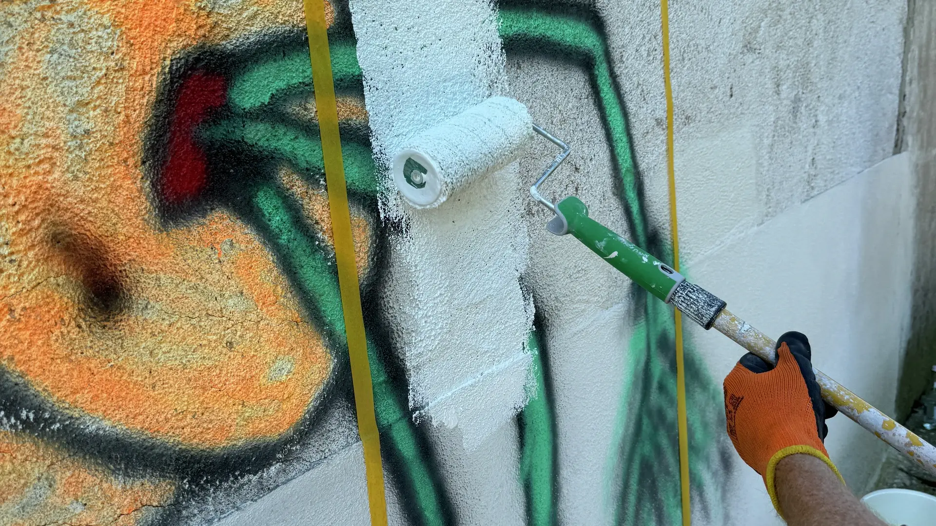 Graffiti überdecken