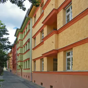 Mineralischer Kalk-Zement-Dünnputz für Wohnanlage in Leipzig