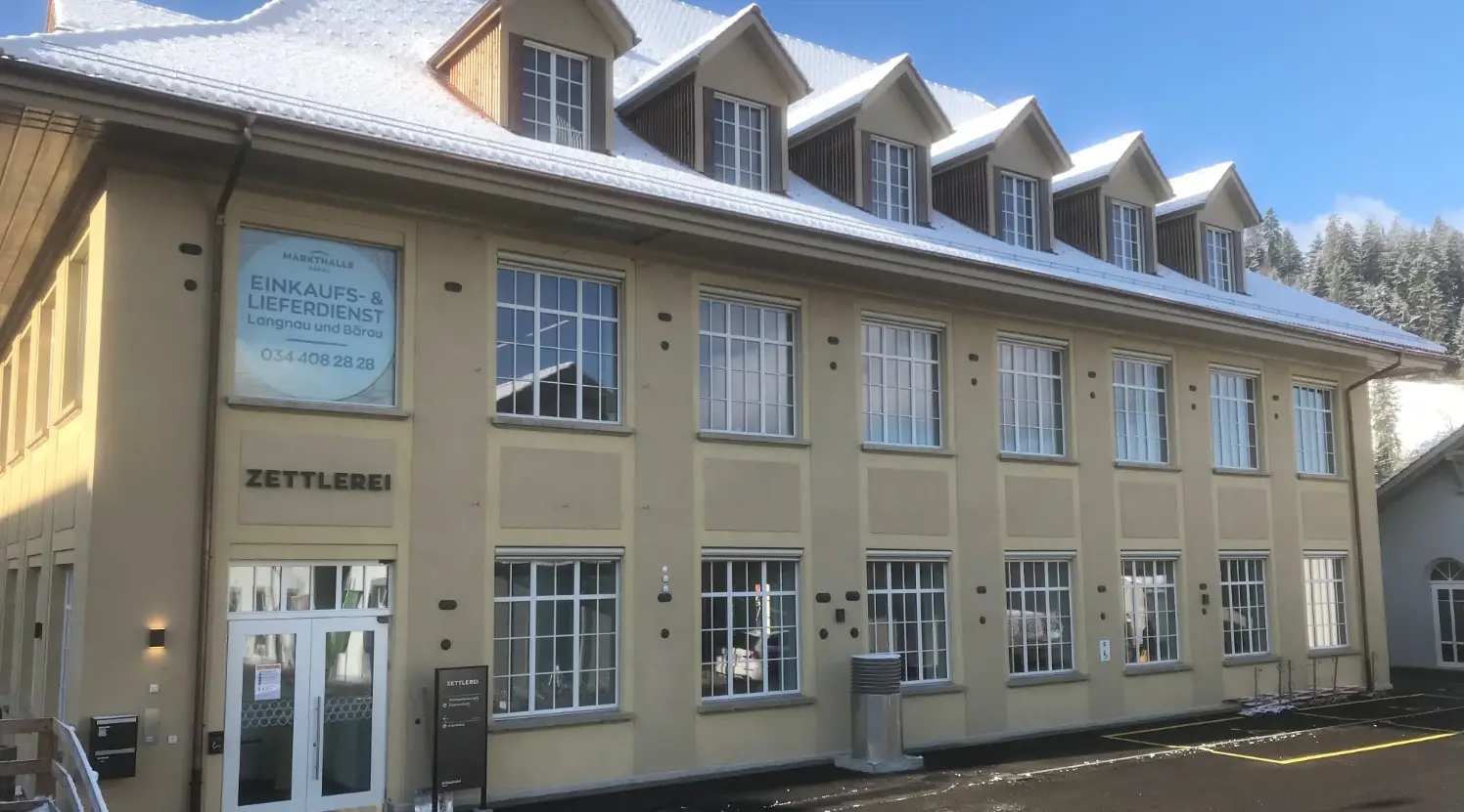 Bâtiment historique « Alte Zettlerei » rénovation Bärau