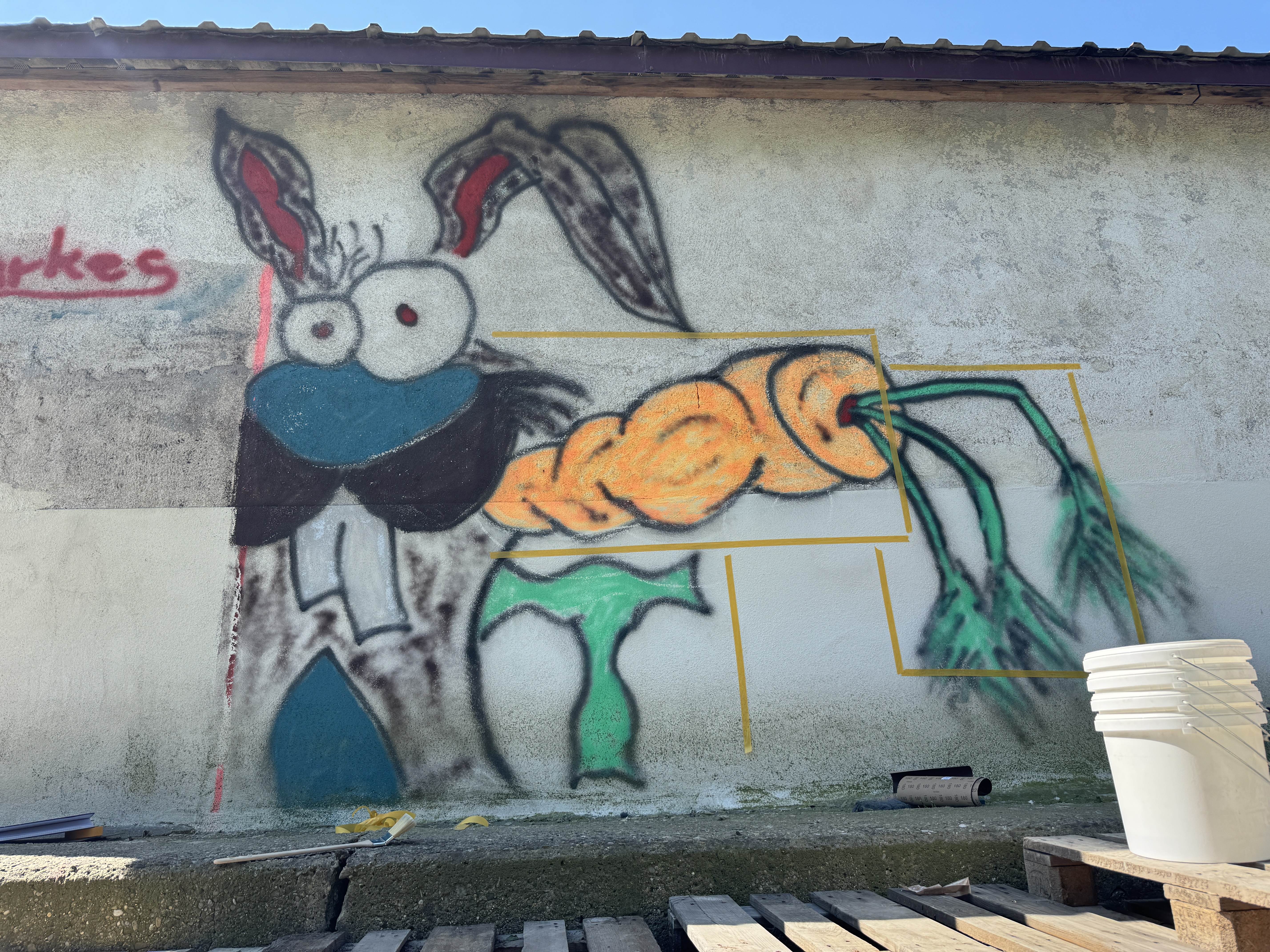 Graffiti entfernen