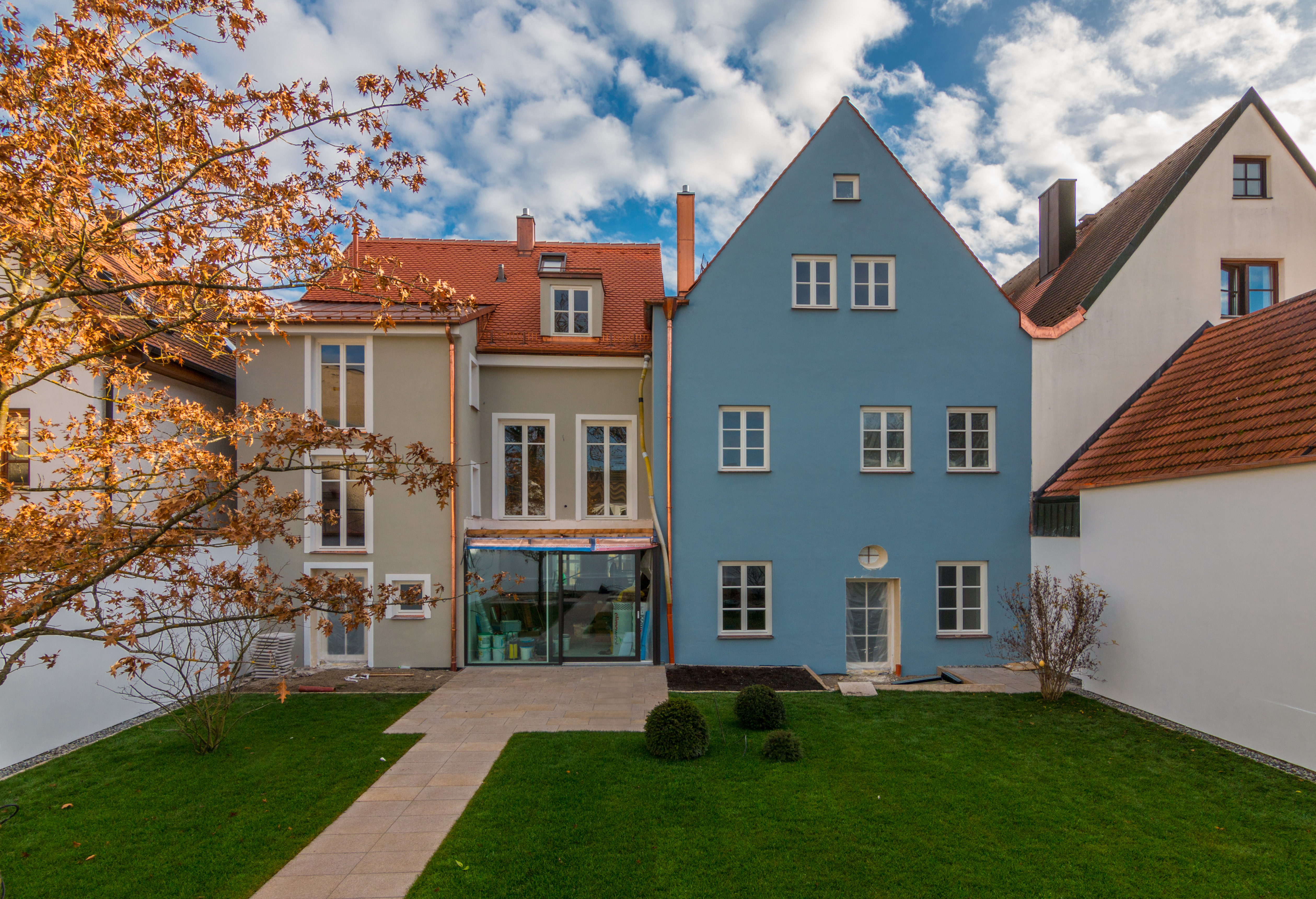 Mit Dämmputz saniertes Domherrenhaus in Freising