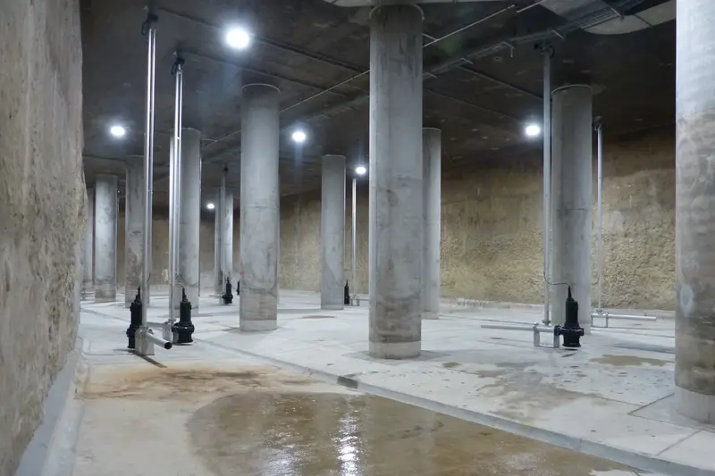 Regenrückhaltebecken Sanierung Bern Fixit 508 P Pumpbeton