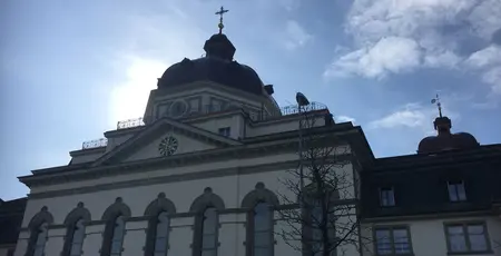 Couvent de femmes, aile ouest et église Menzingen