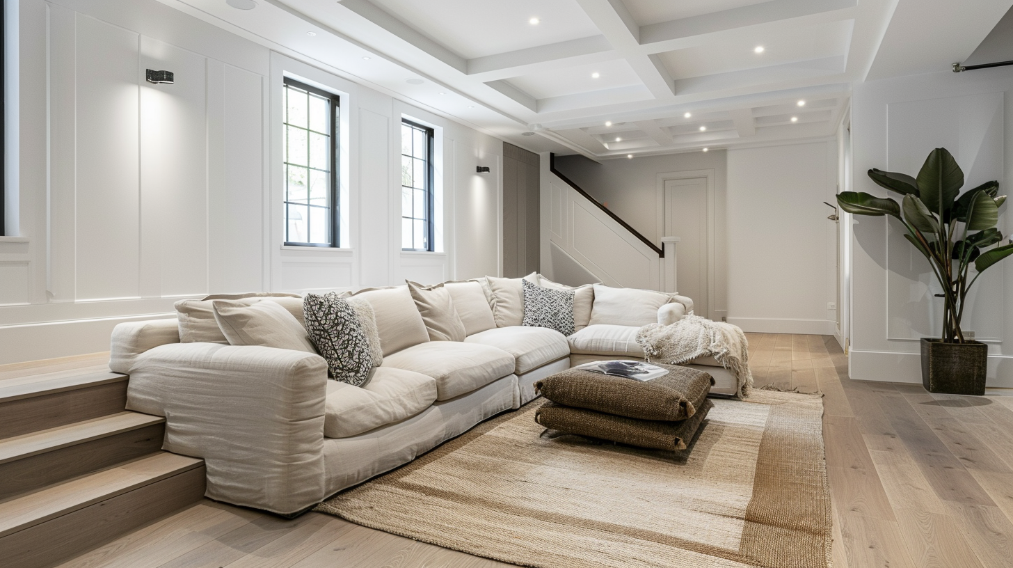 Ein neu saniertes Wohnzimmer