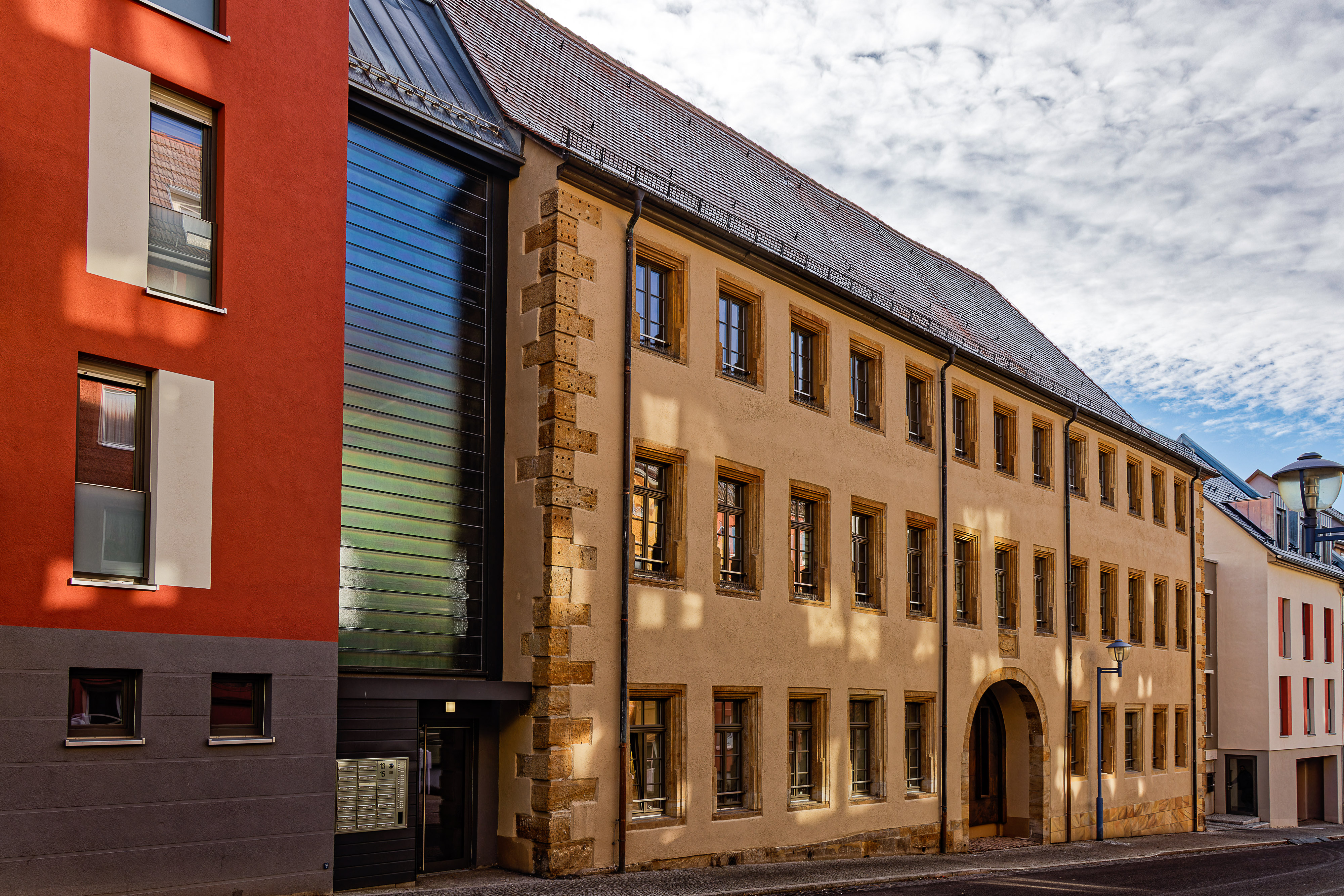 Sanierung des Amtshauses in Gotha mit Kalk-Dämmputz