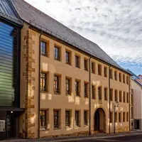 Saniertes Amtshaus in Gotha, gedämmt mit Wärmedämmputz.
